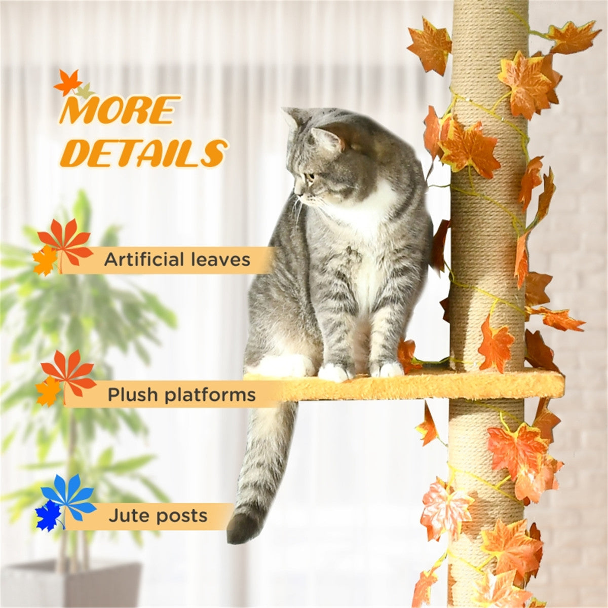 Cat Tree & Scratcher Durable & Comfortable Furniture for Feline Fun