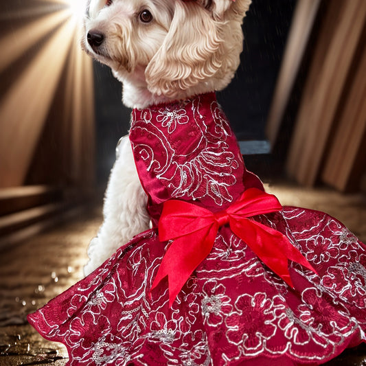 Luxury Lolita Dog Wedding Dresses