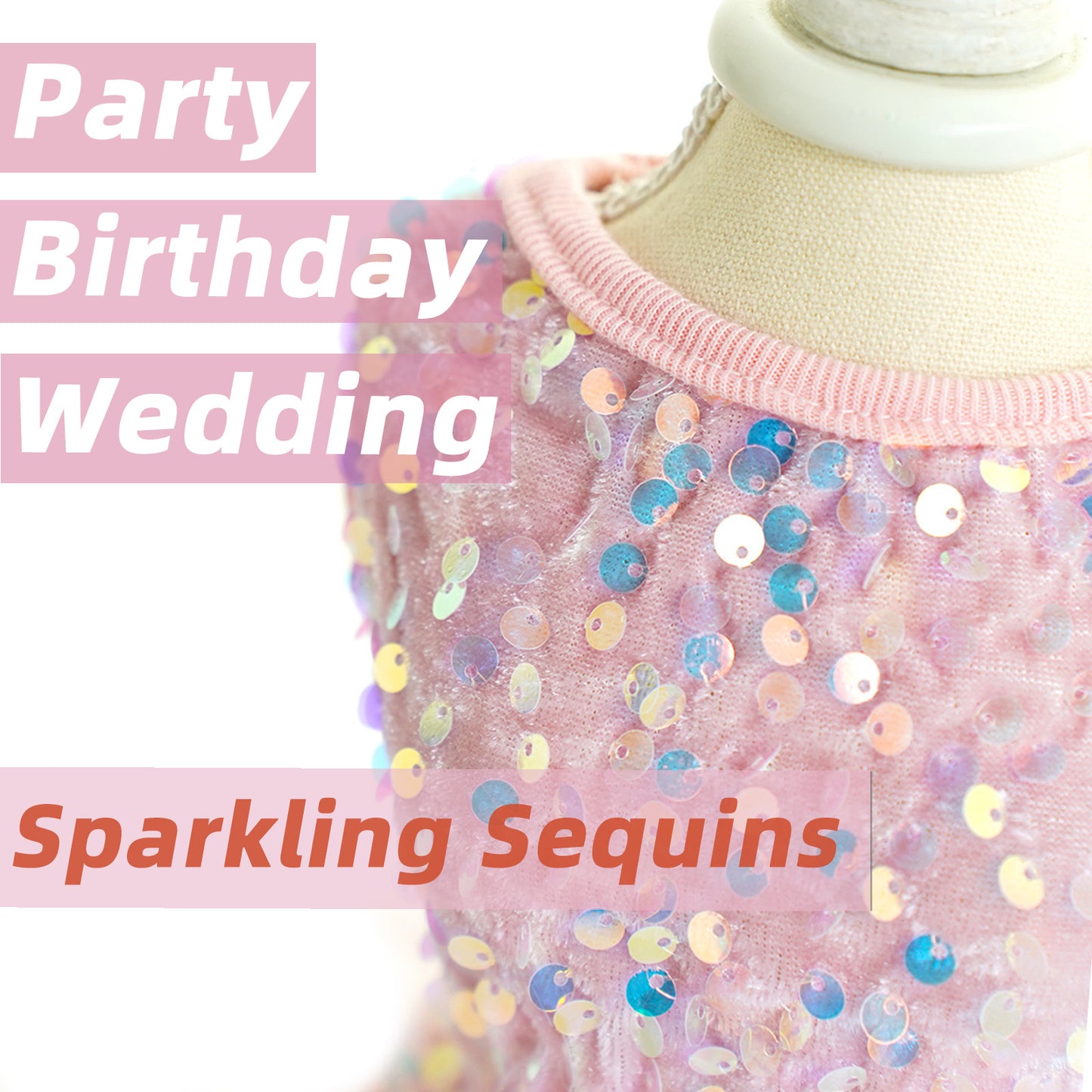 Sparkling Sequins Dog Dresses