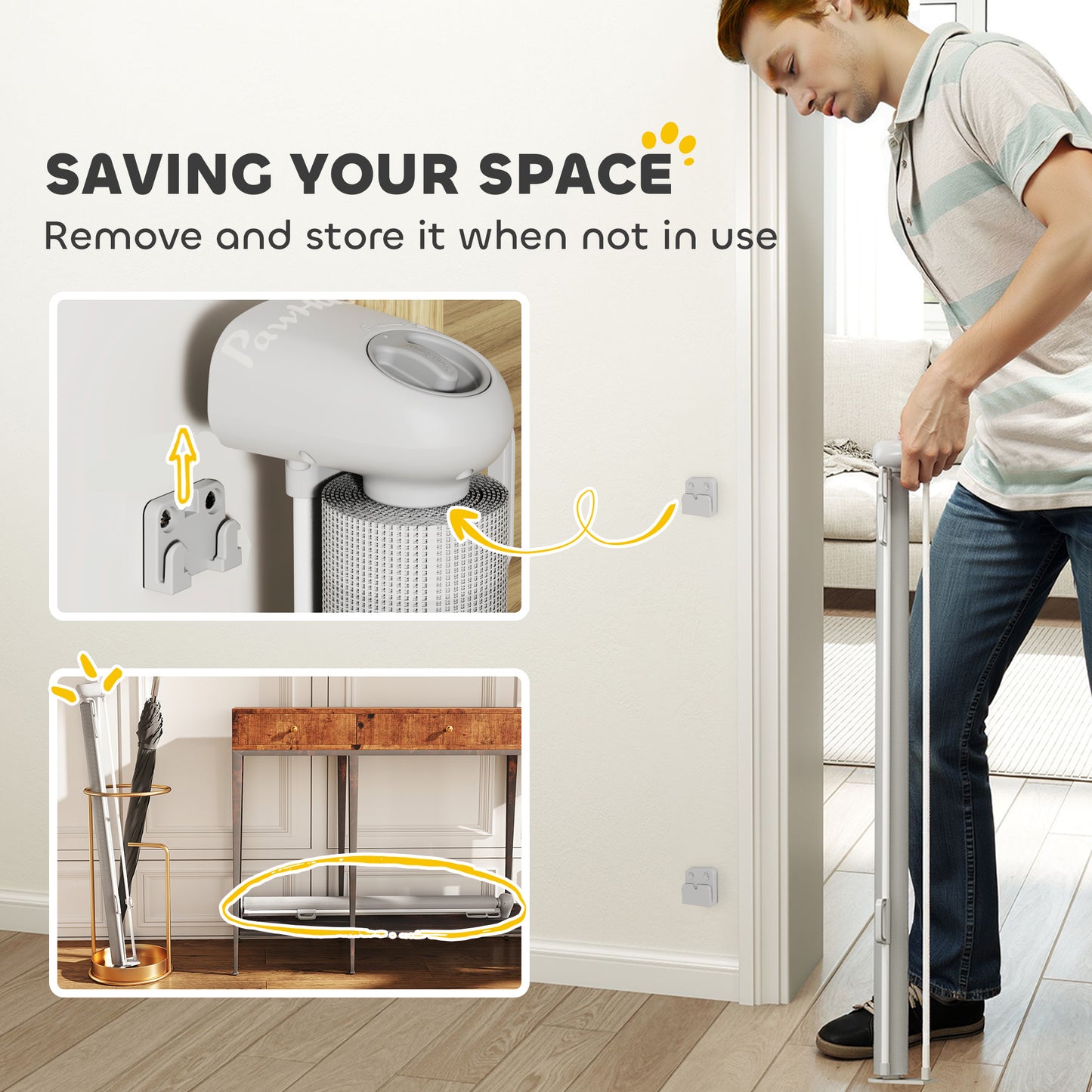Retractable Dog Gate