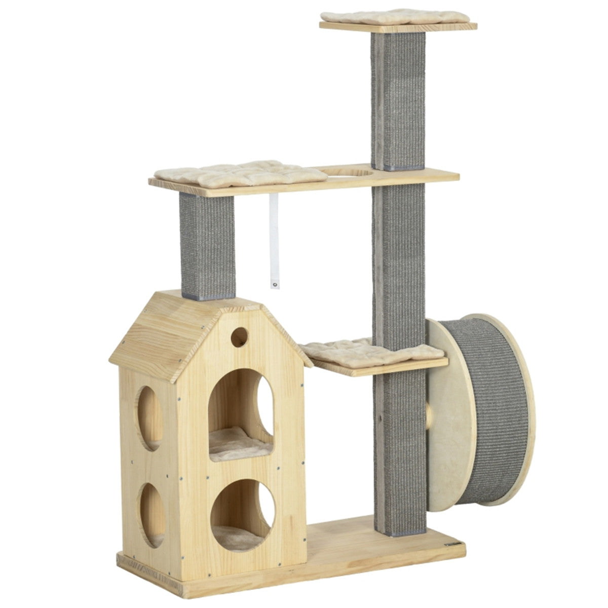 Large Cat Tree & Scratcher Durable & Comfortable Furniture for Feline Fun