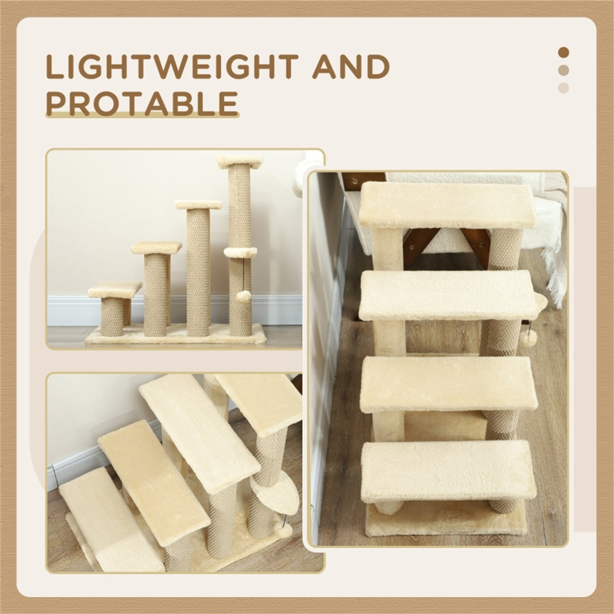 Premium Cat Tree & Scratcher Durable & Comfortable Furniture for Feline Fun