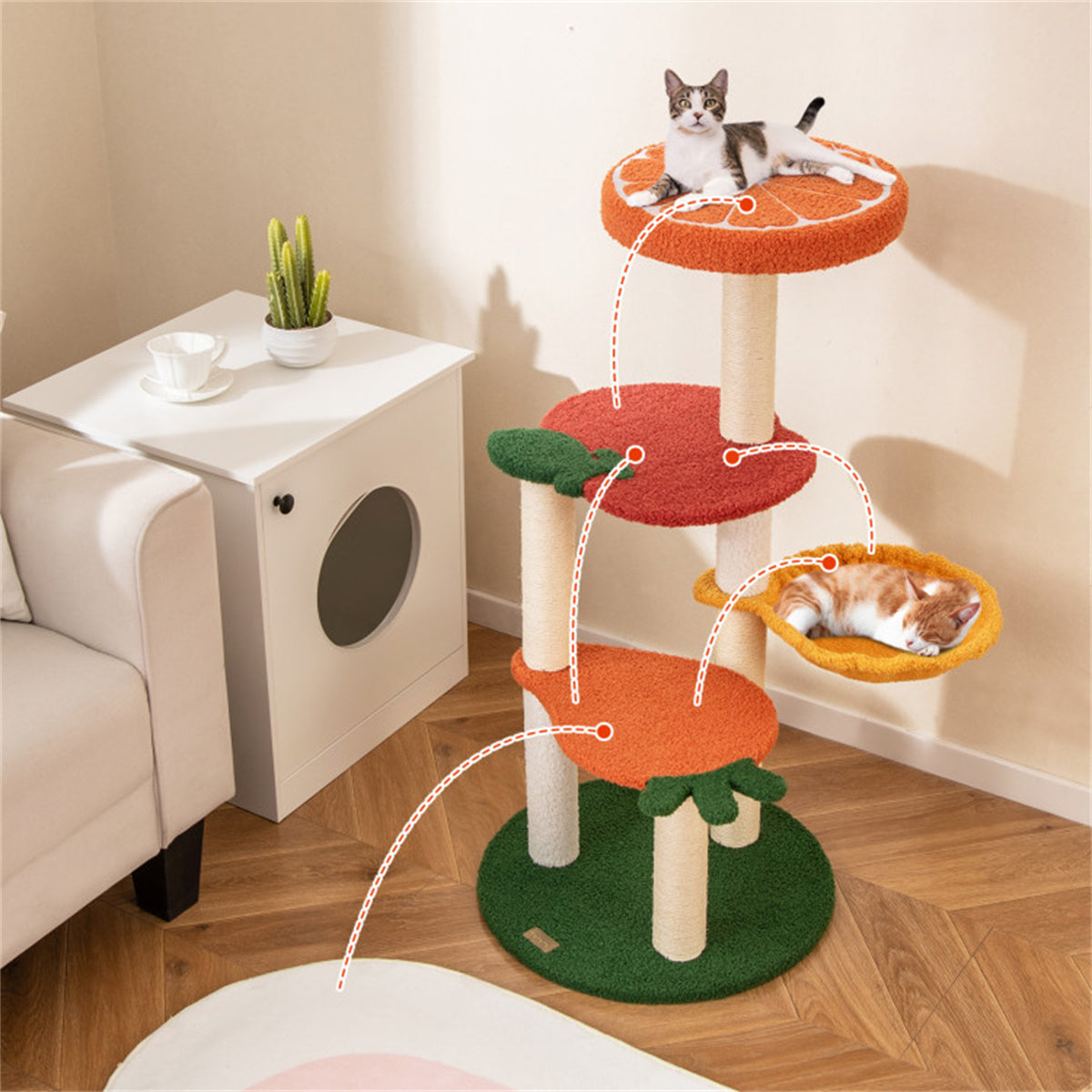 Cat Tree Pet Activity Center Cat Apartment