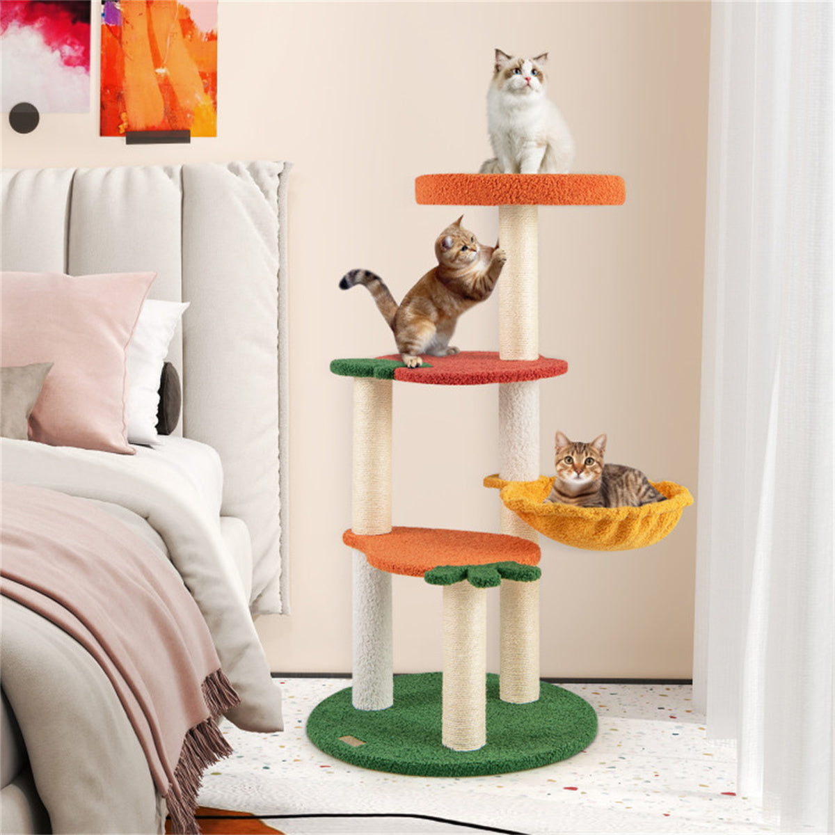 Cat Tree Pet Activity Center Cat Apartment