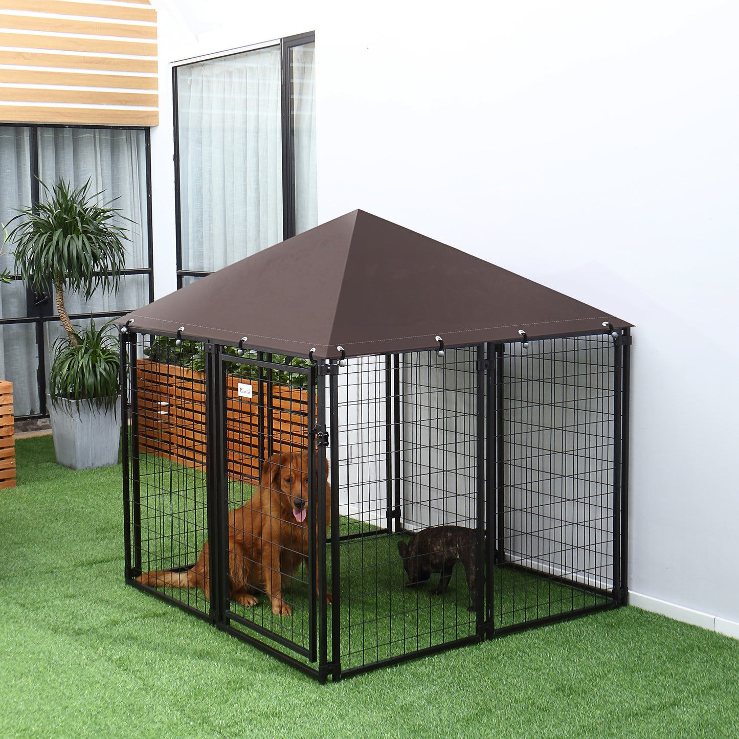 Dog Kennel, Welded Wire Heavy Duty Dog Run, Dog Kennel Outside