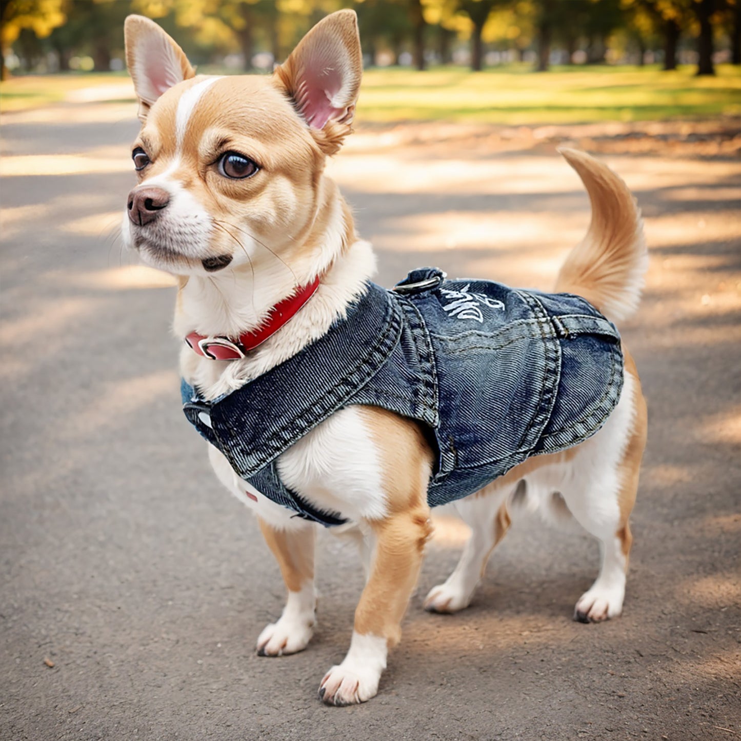 Mommy's Boy Dog Denim Jacket